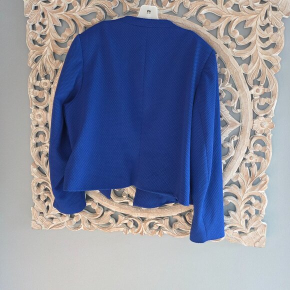 Calvin Klein Cobalt Blue Suit Jacket Blazer Size 22W - Picture 5 of 5